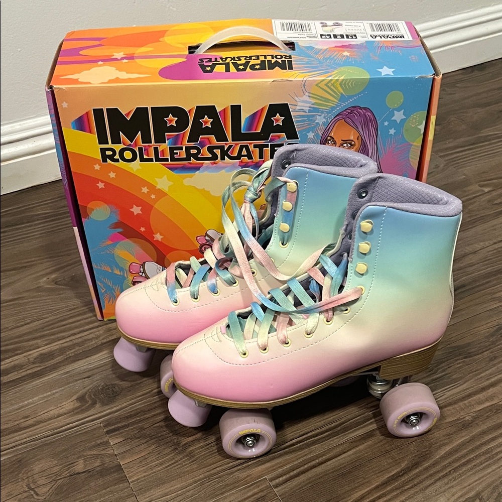 Women Roller Skates - Pastel Pink, blue and Lavander